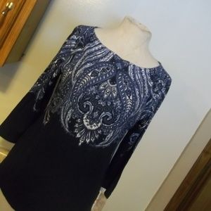 NWT KAREN SCOTT  PET/SM MAROONED CHARTER CLUB